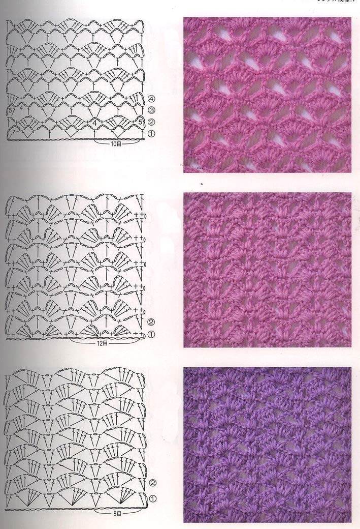 Узоры и схемы для вязания спицами и крючком, вязание шапок схемы